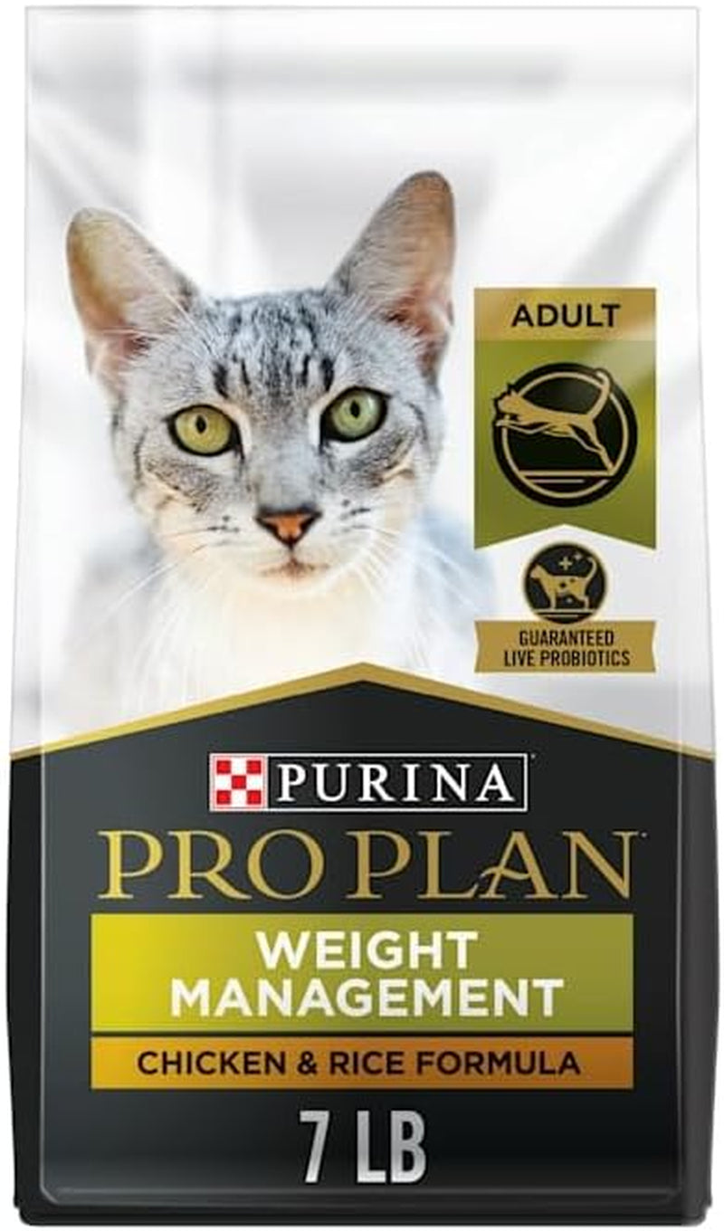 Purina Pro Plan Weight Management, High Protein Adult Dry Cat Food & Wet Cat Food