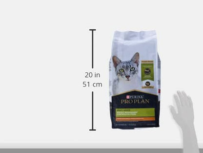 Purina Pro Plan Weight Management, High Protein Adult Dry Cat Food & Wet Cat Food